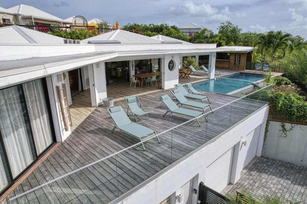 3.Location villa piscine Saint François Guadeloupe_Vue d'ensemble